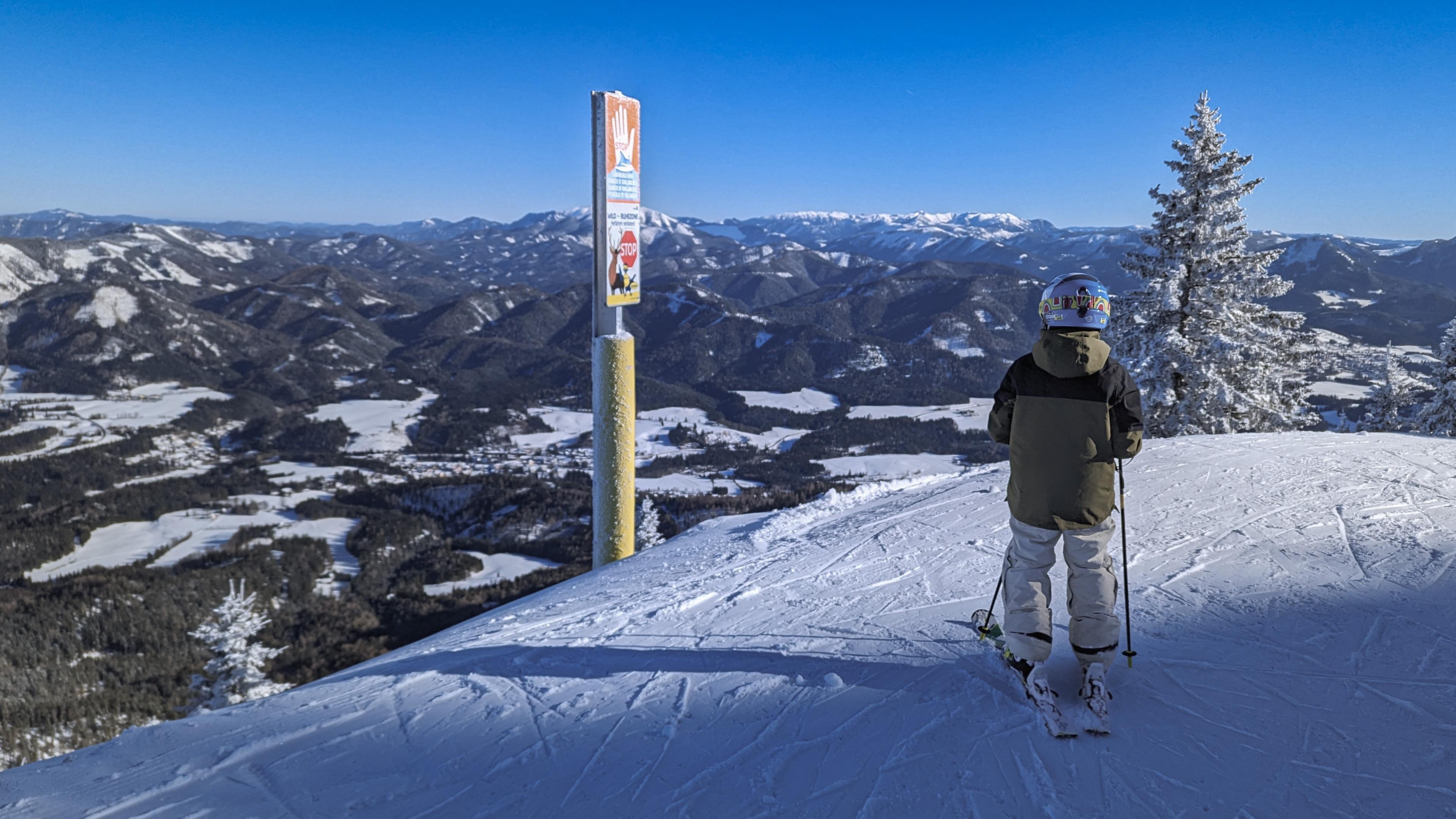 Skifahren mit Kindern auf der Gemeindealpe Mitterbach