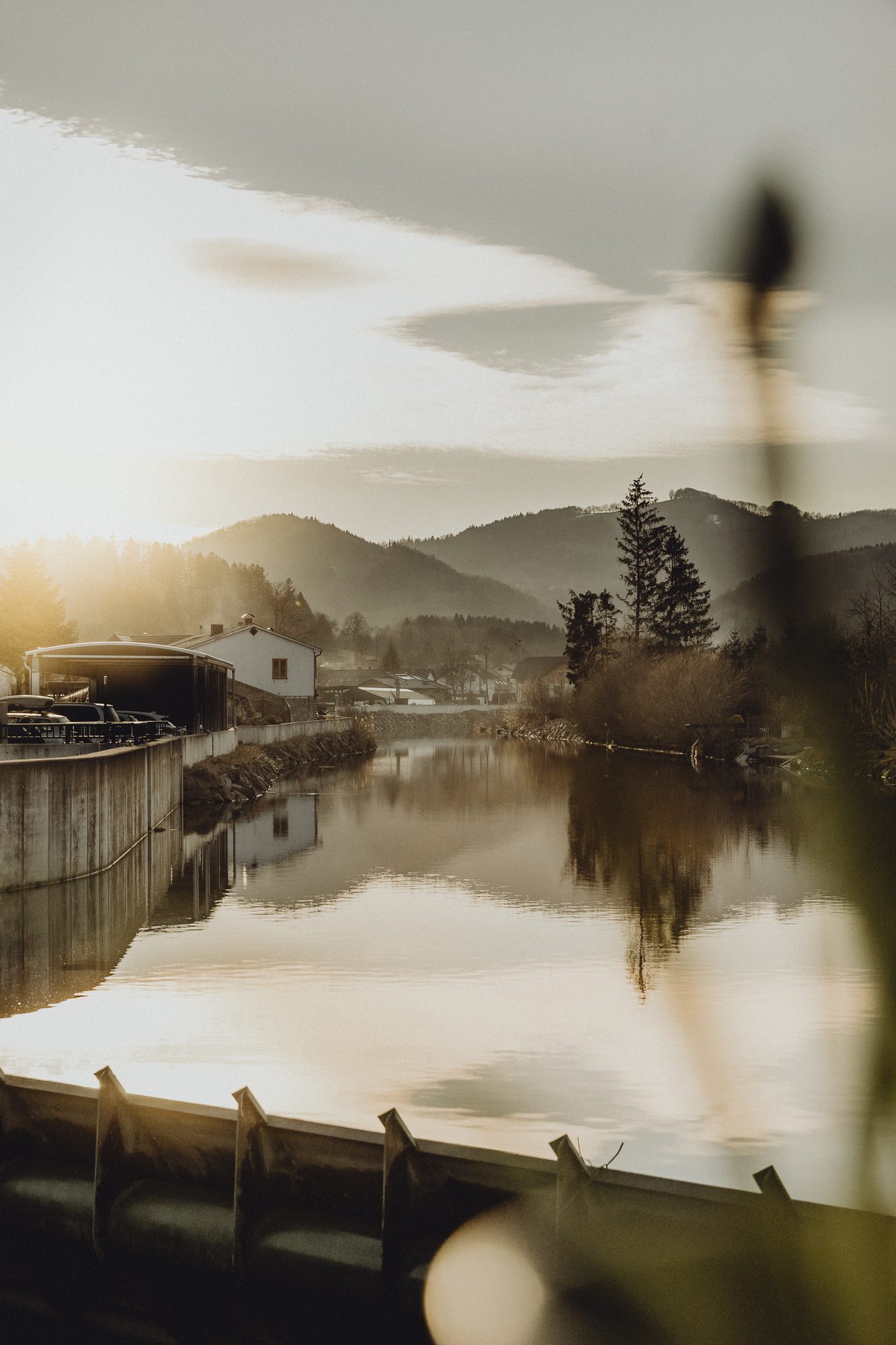 Übernachtungsangebot mit Ausblick: Flussbett