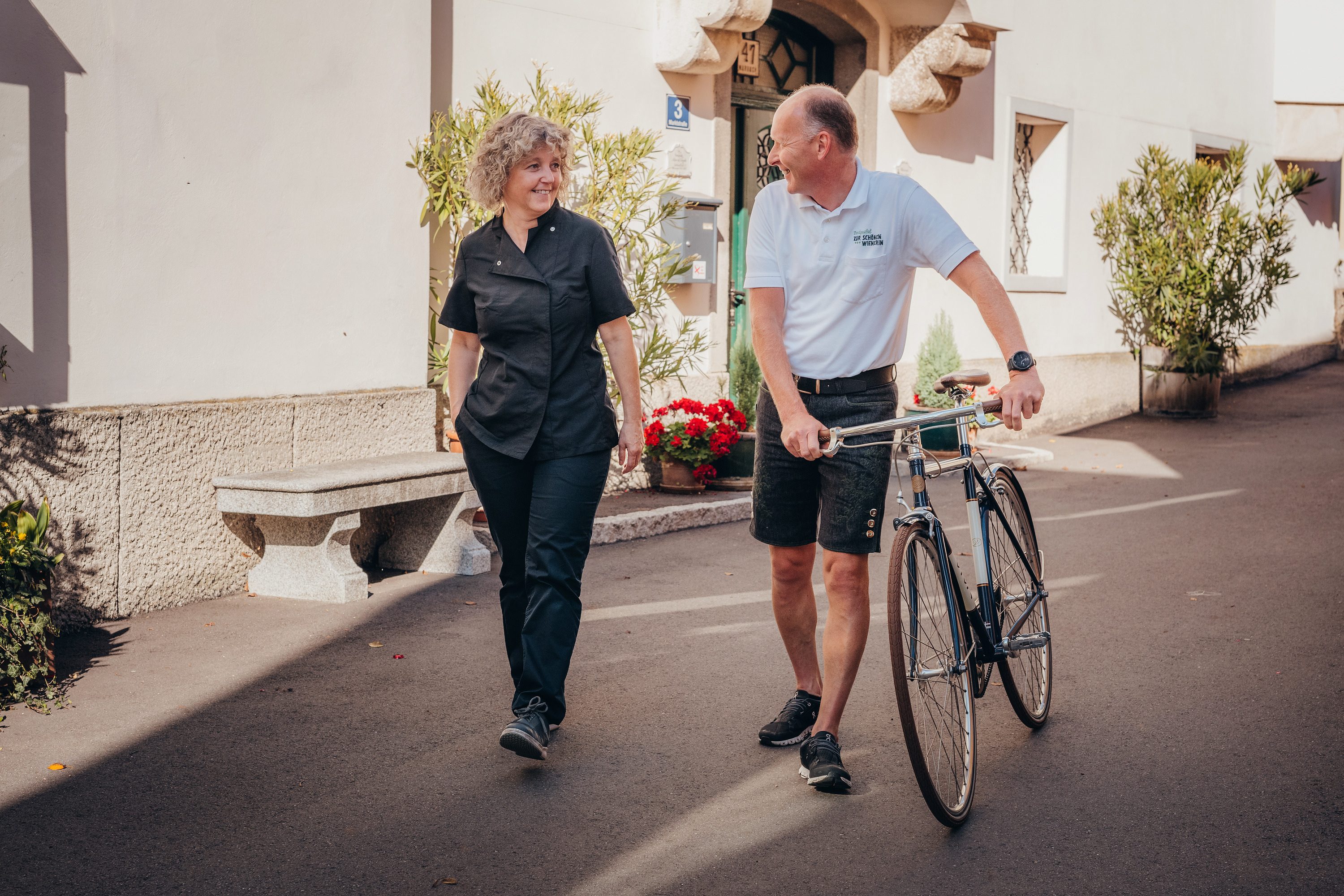 Wirtsleute Gabriele und Gerhard Engel