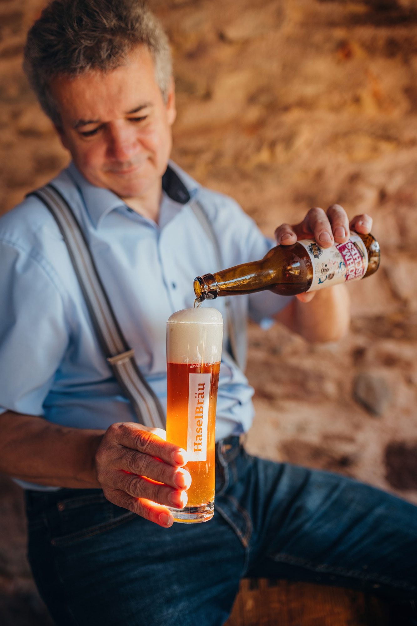 Selbstgebrautes Bier