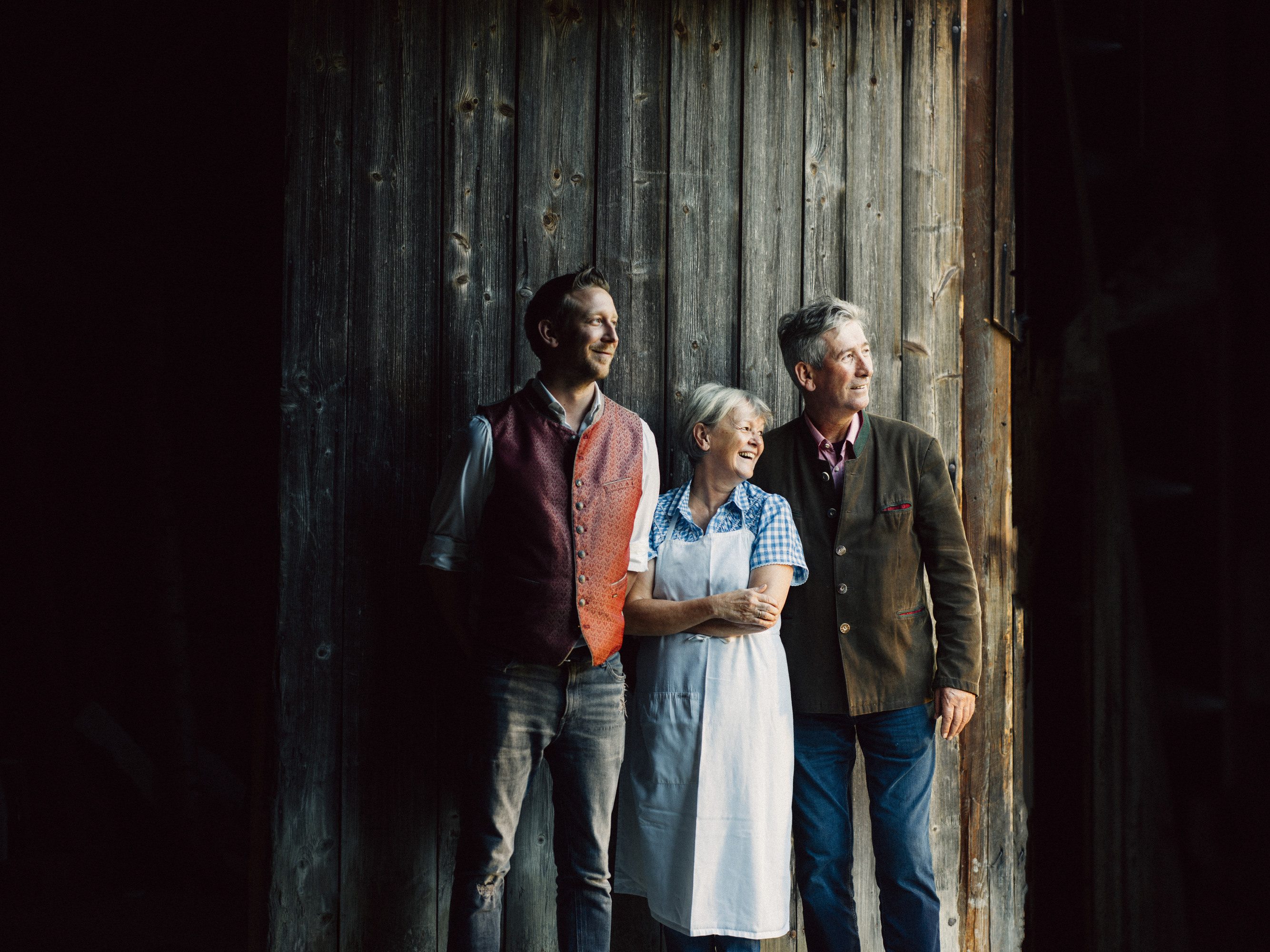 Sebastian, Heidemarie und Karl Buchegger