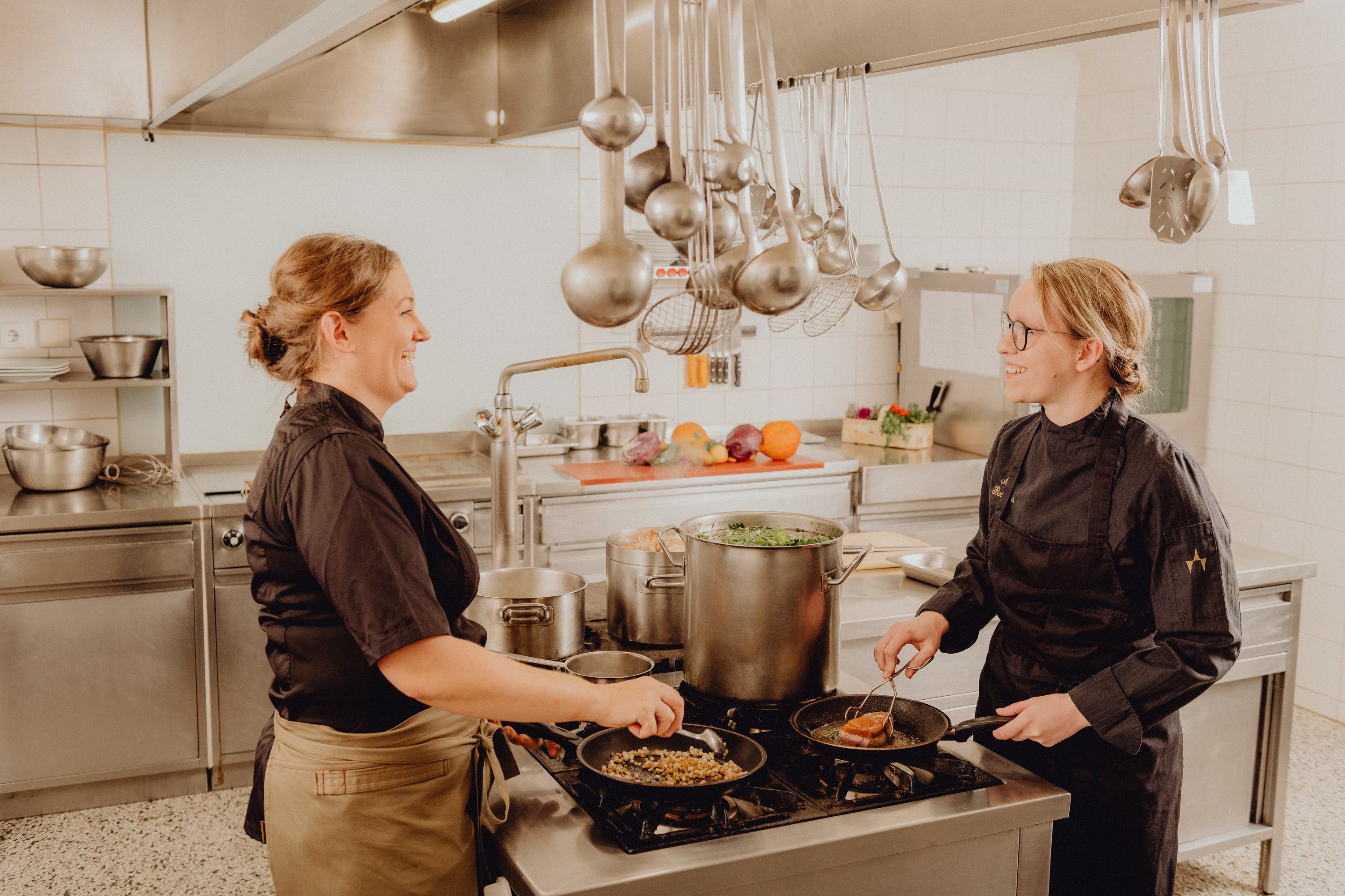 Die Chefs in der Küche