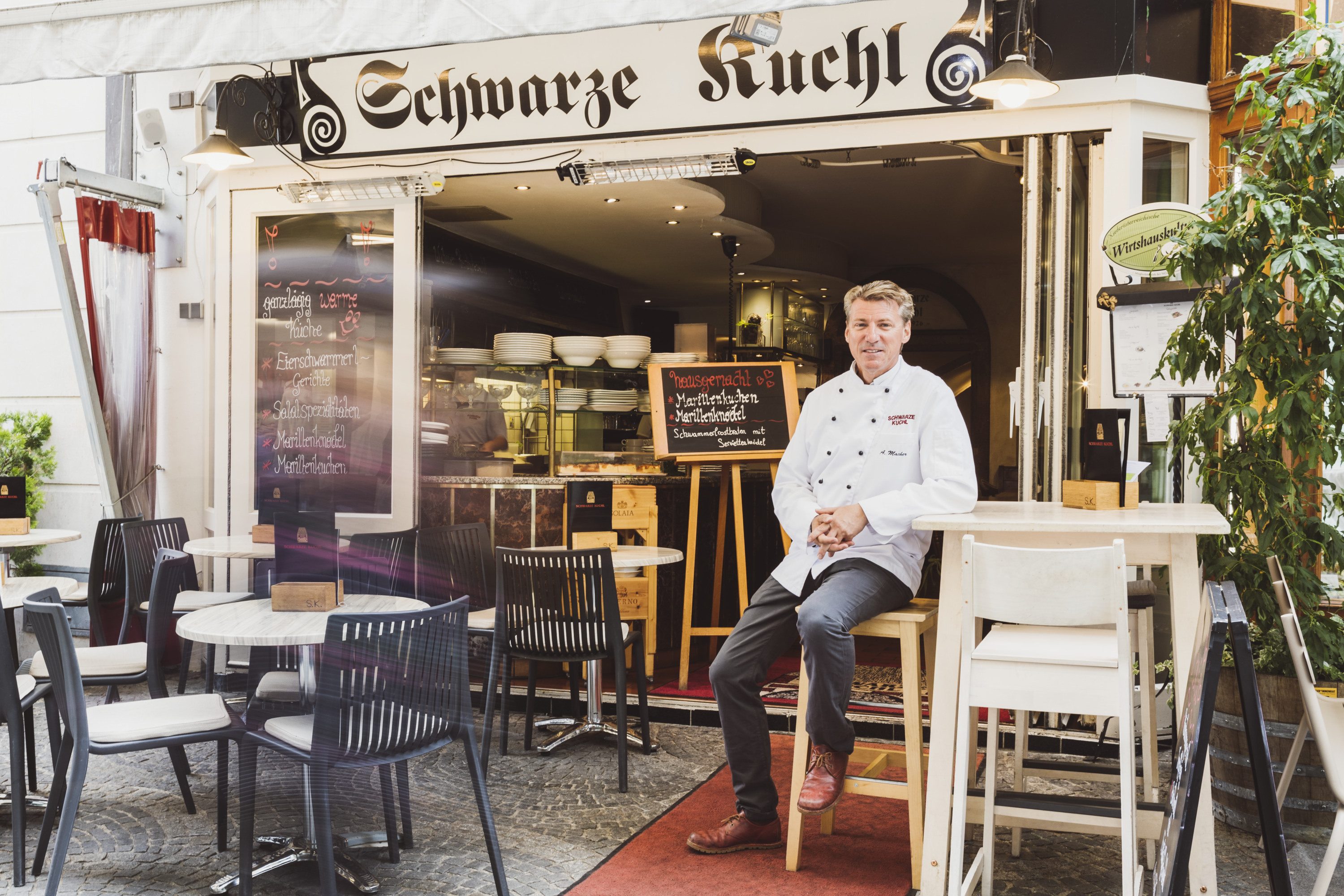 Platz nehmen in der Kremser Innenstadt