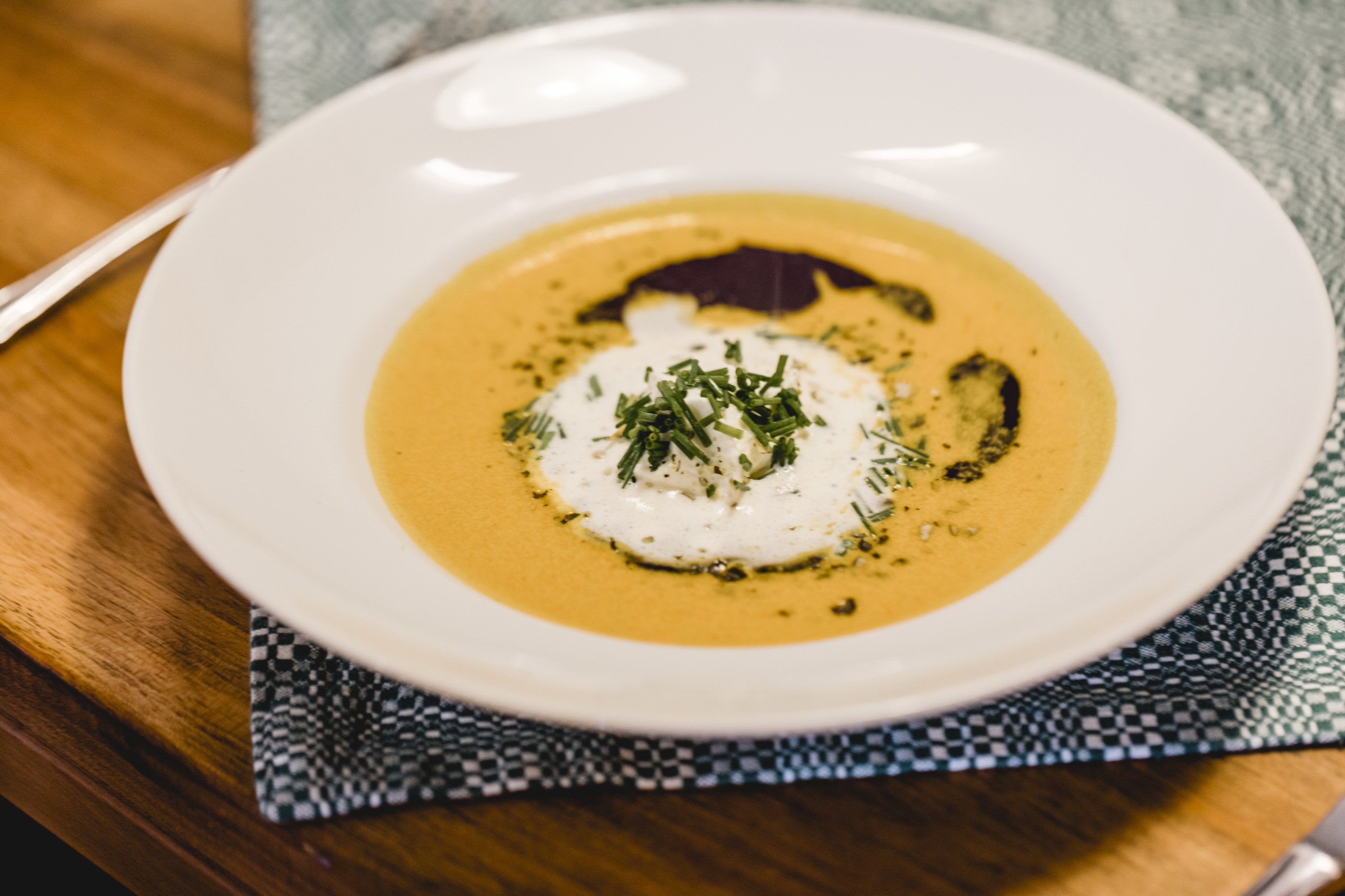Kürbiscremesuppe