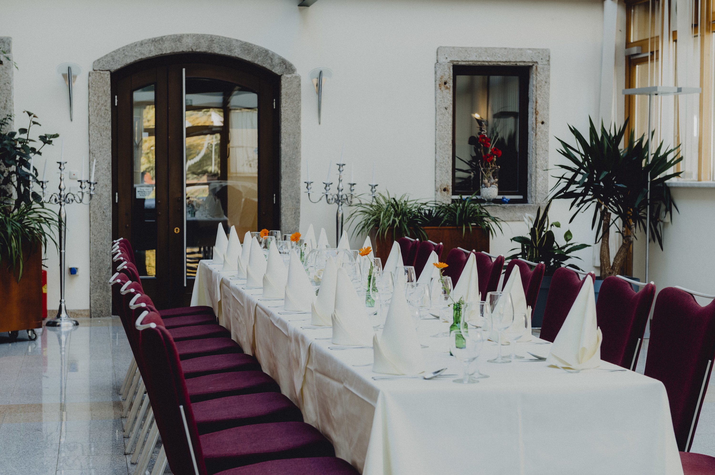 Wintergarten und Saal