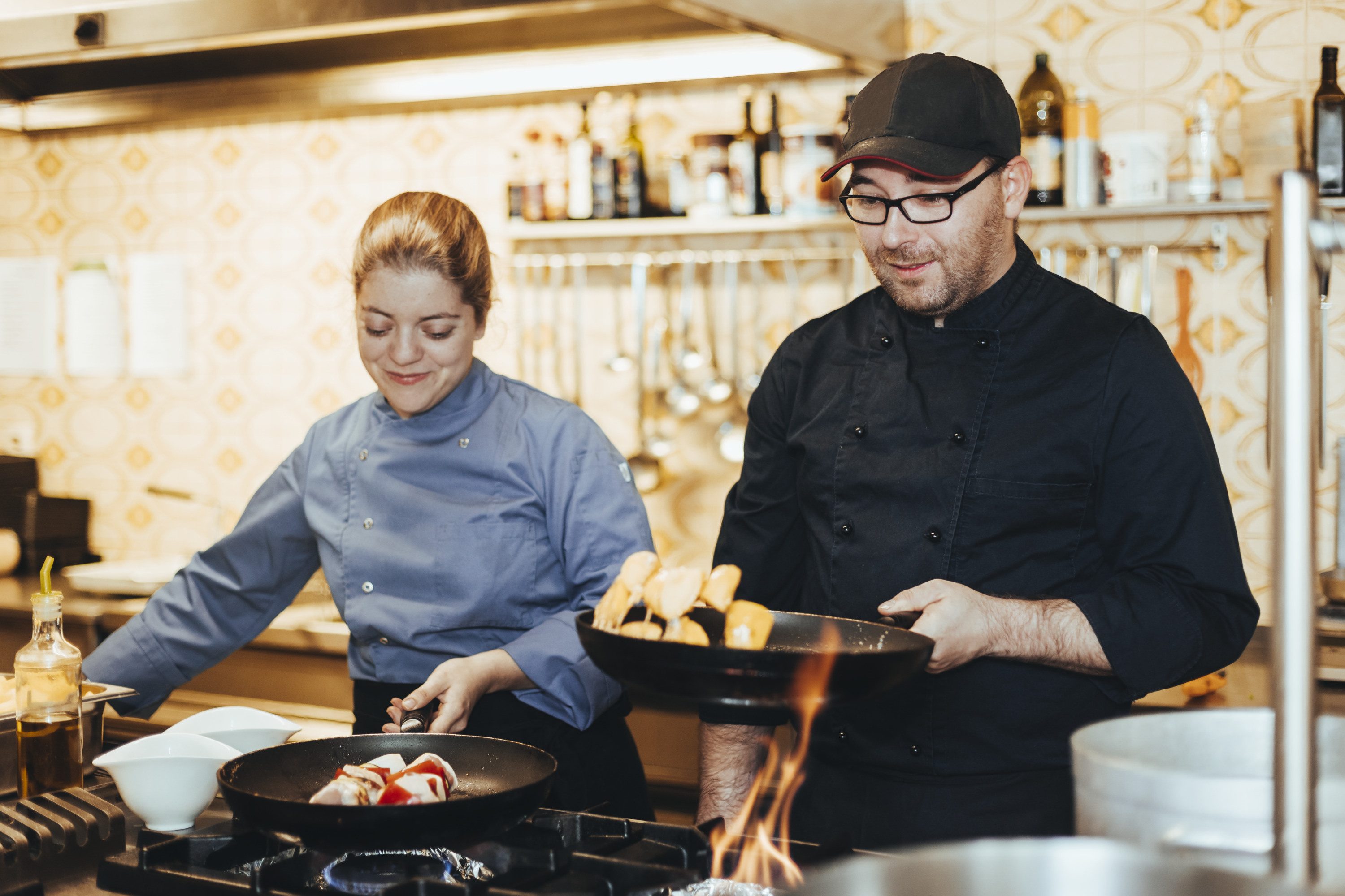 Ein Team: Elisabeth Scheiterer, Leopold Kosel