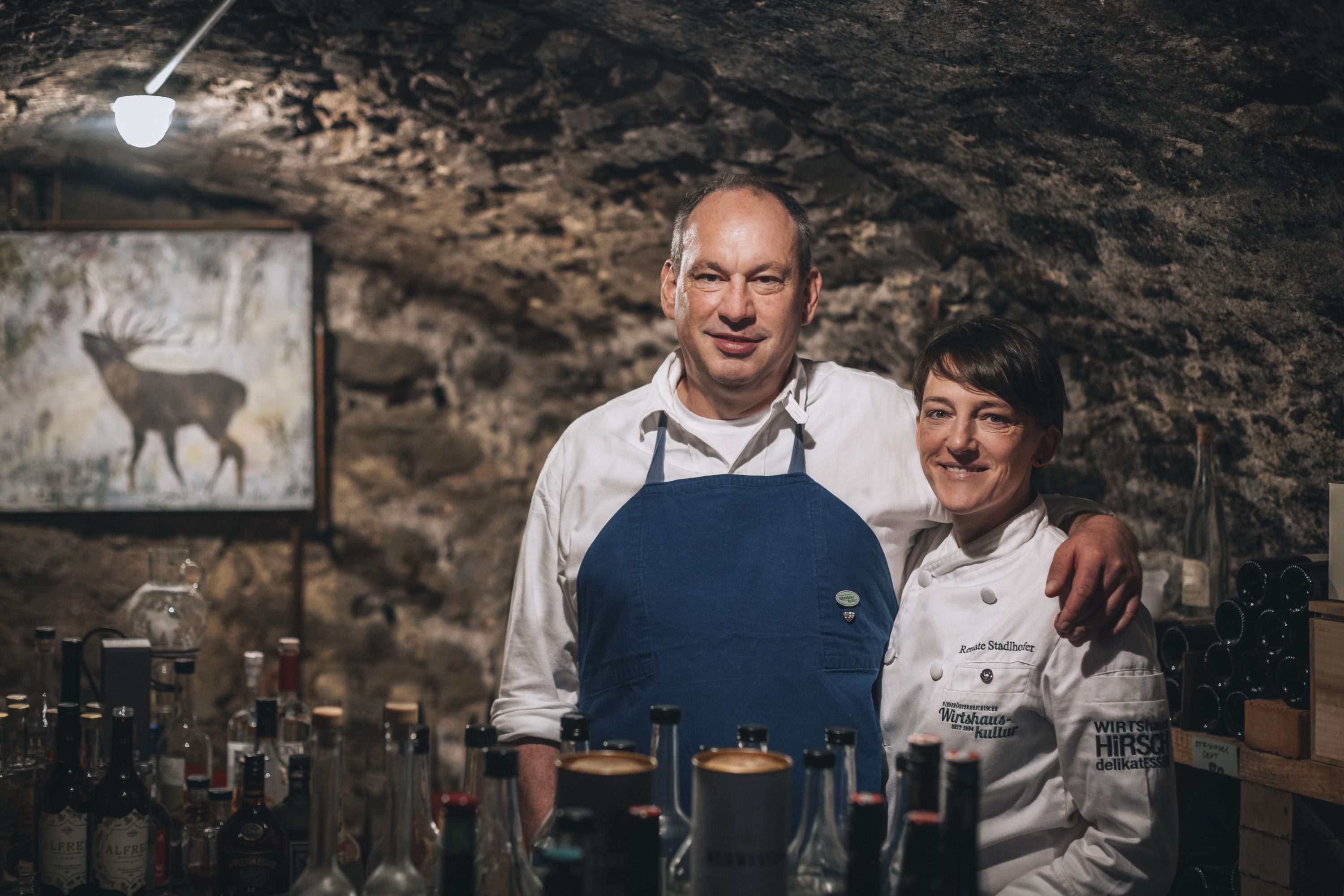 Wirtsleute Renate Stadlhofer und Rudi Hirsch