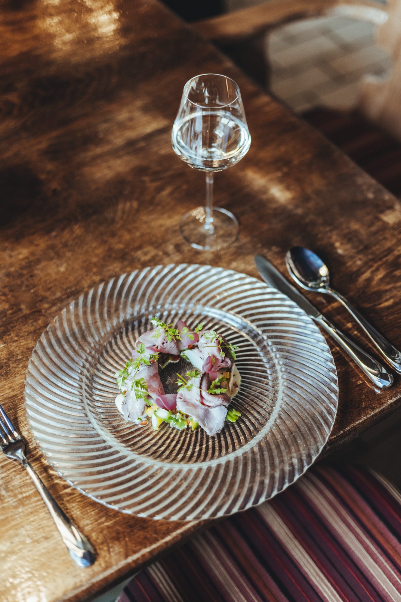 Roastbeef und Spargelsalat