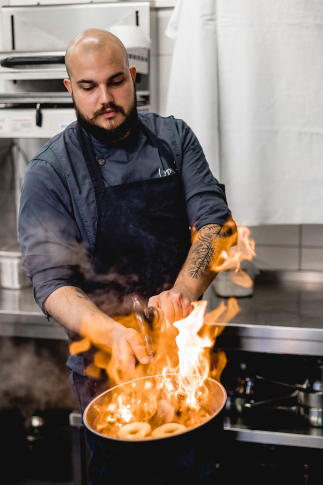 Feuer und Flamme für das Kochen im Wirtshaus Leopold