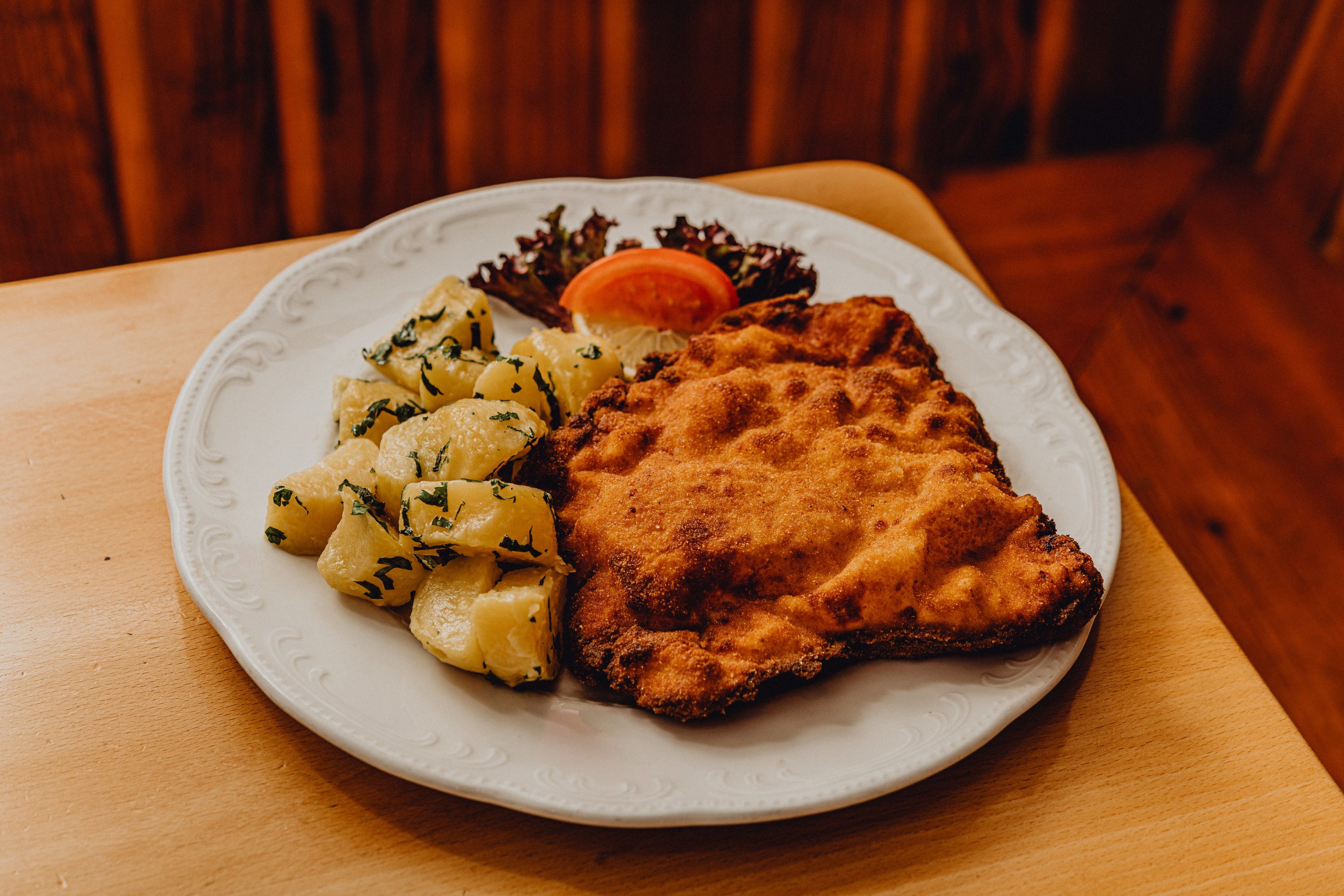 „Franzal“ – gefülltes gebackenes Schnitzerl