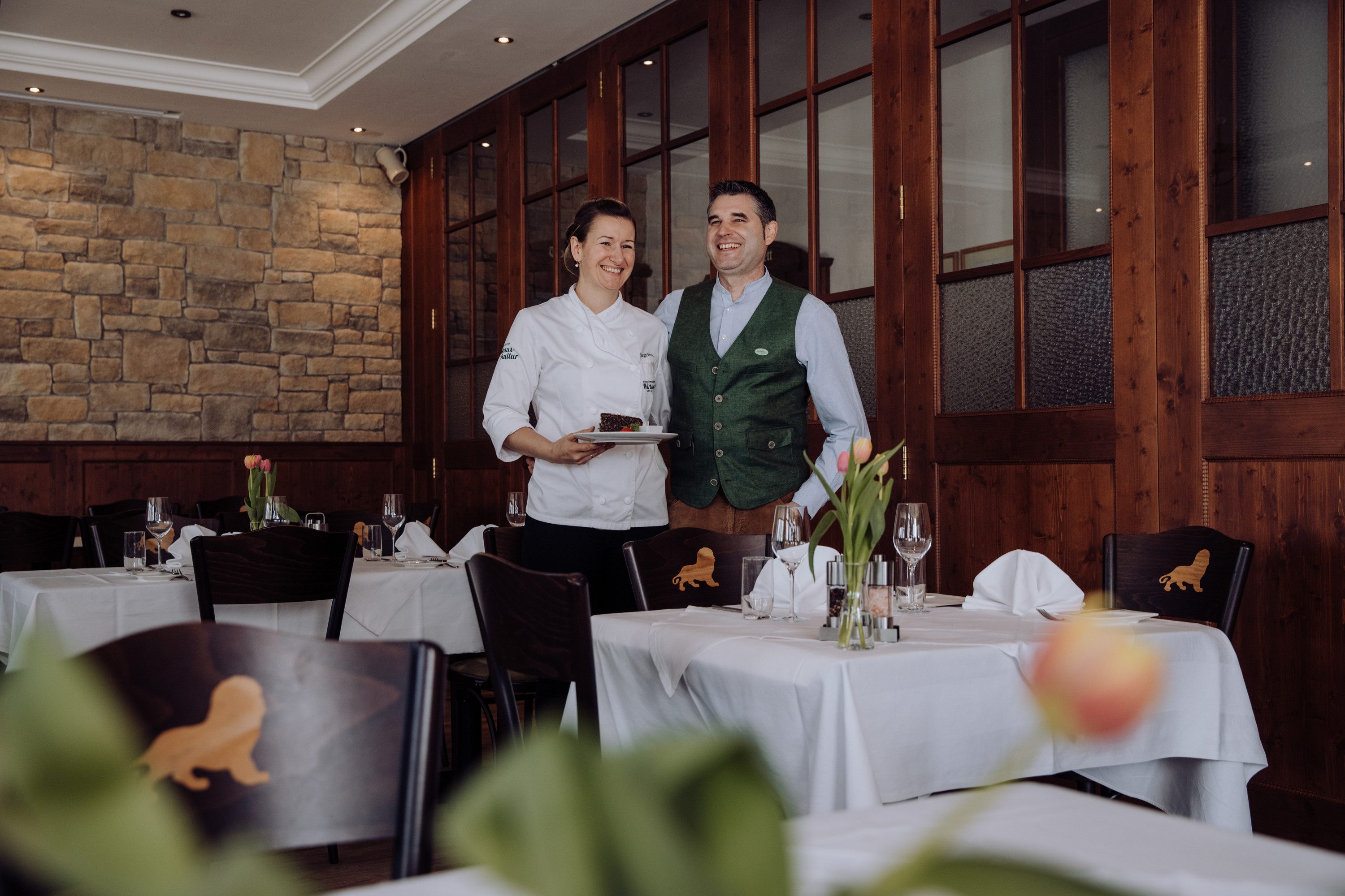 Chefköchin Margit und Biersommelier Andreas Frey