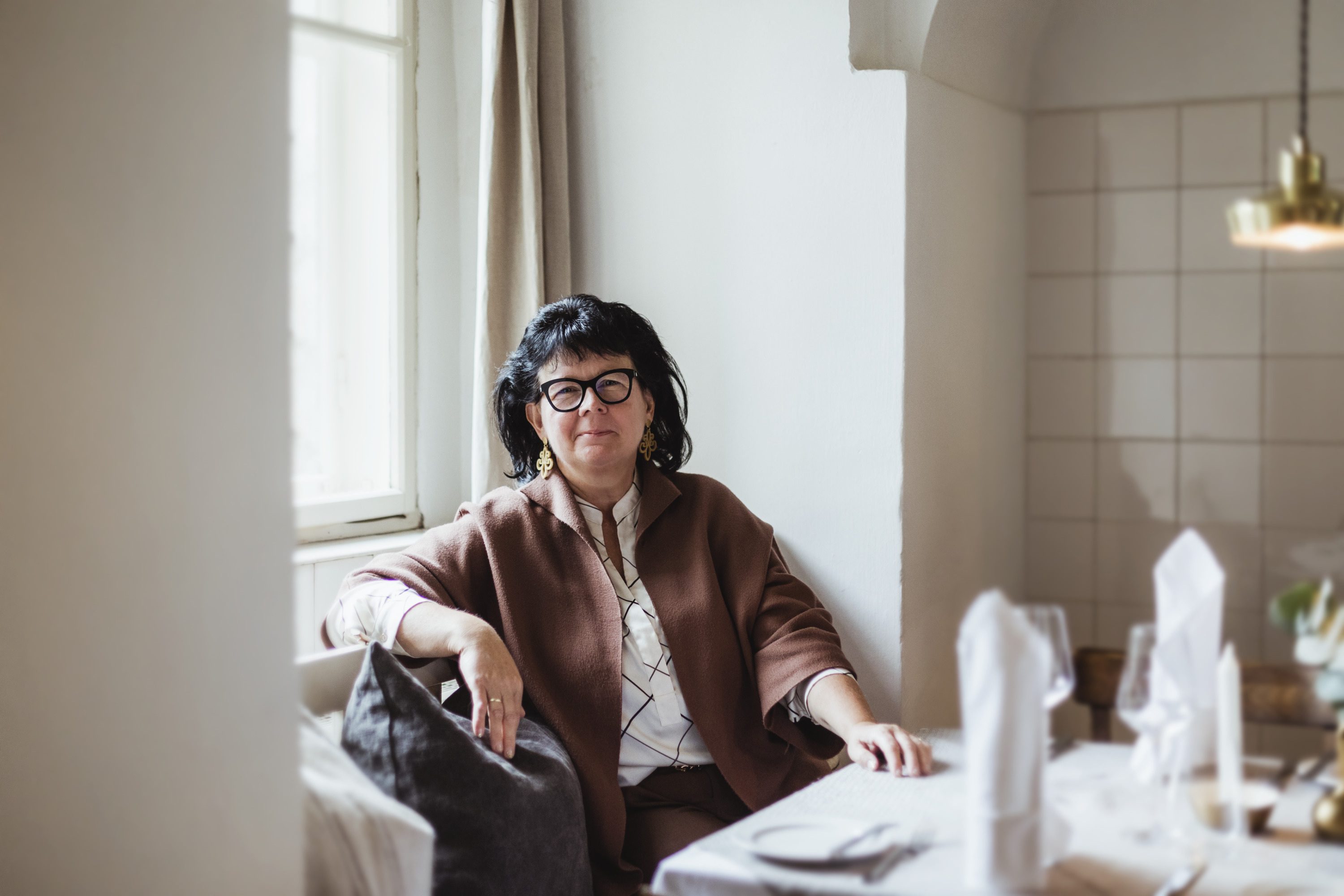 Wirtin Sandra Blauensteiner