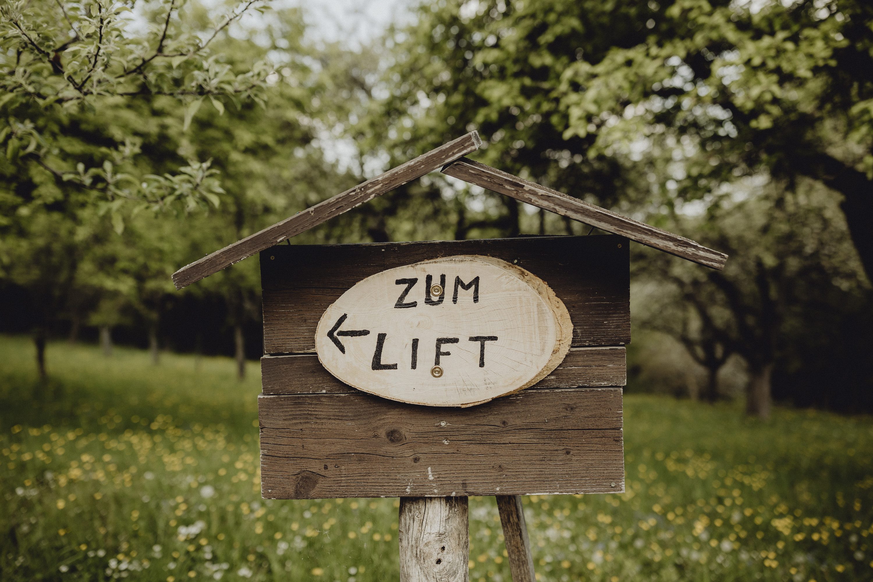 Skilift Sommer und Winter in Betrieb