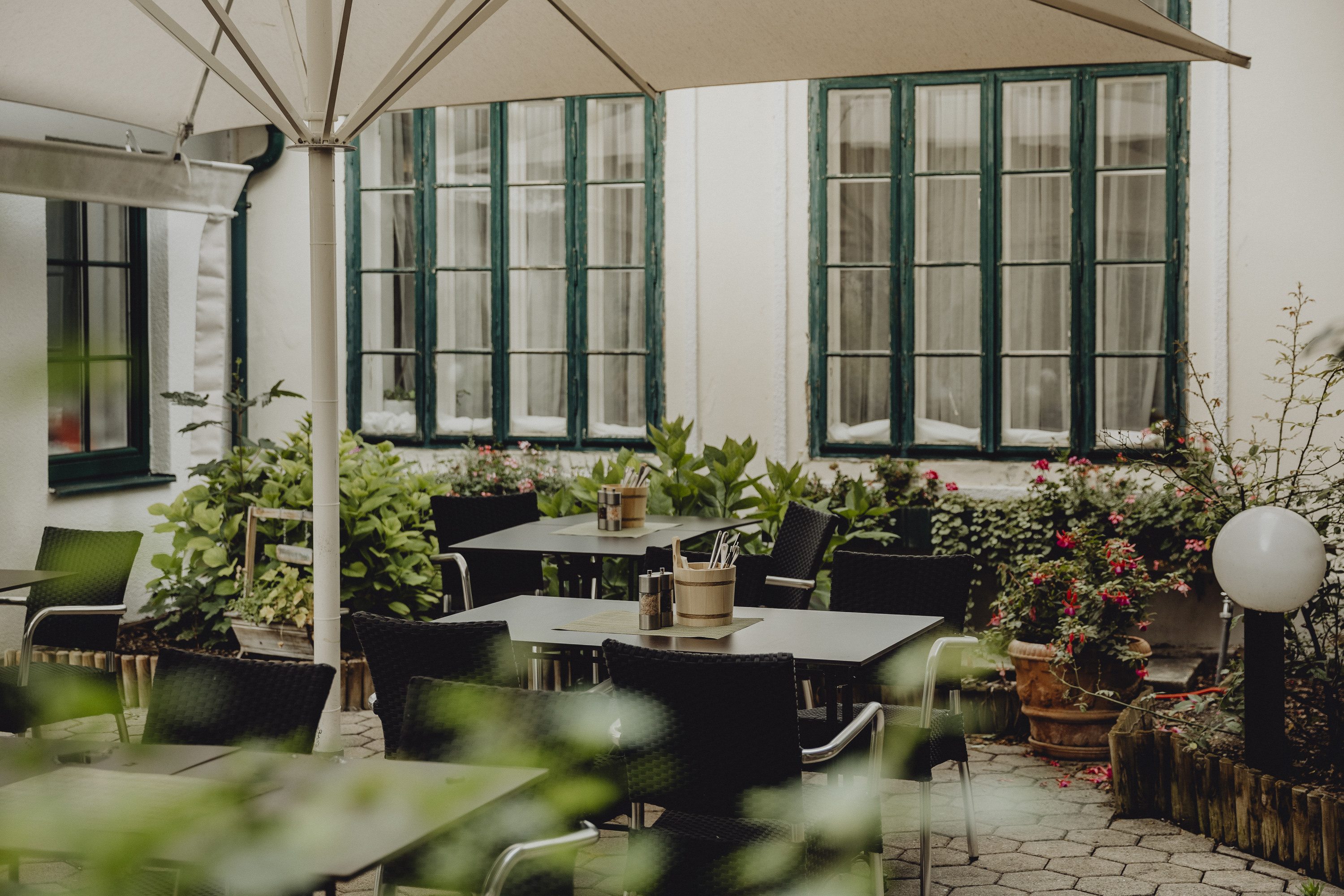 Romantische Terrasse