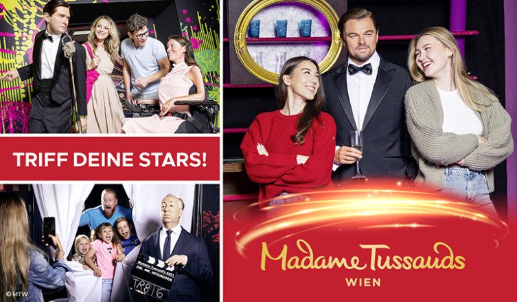 Treffen Sie die Stars hautnah bei Madame Tussauds.