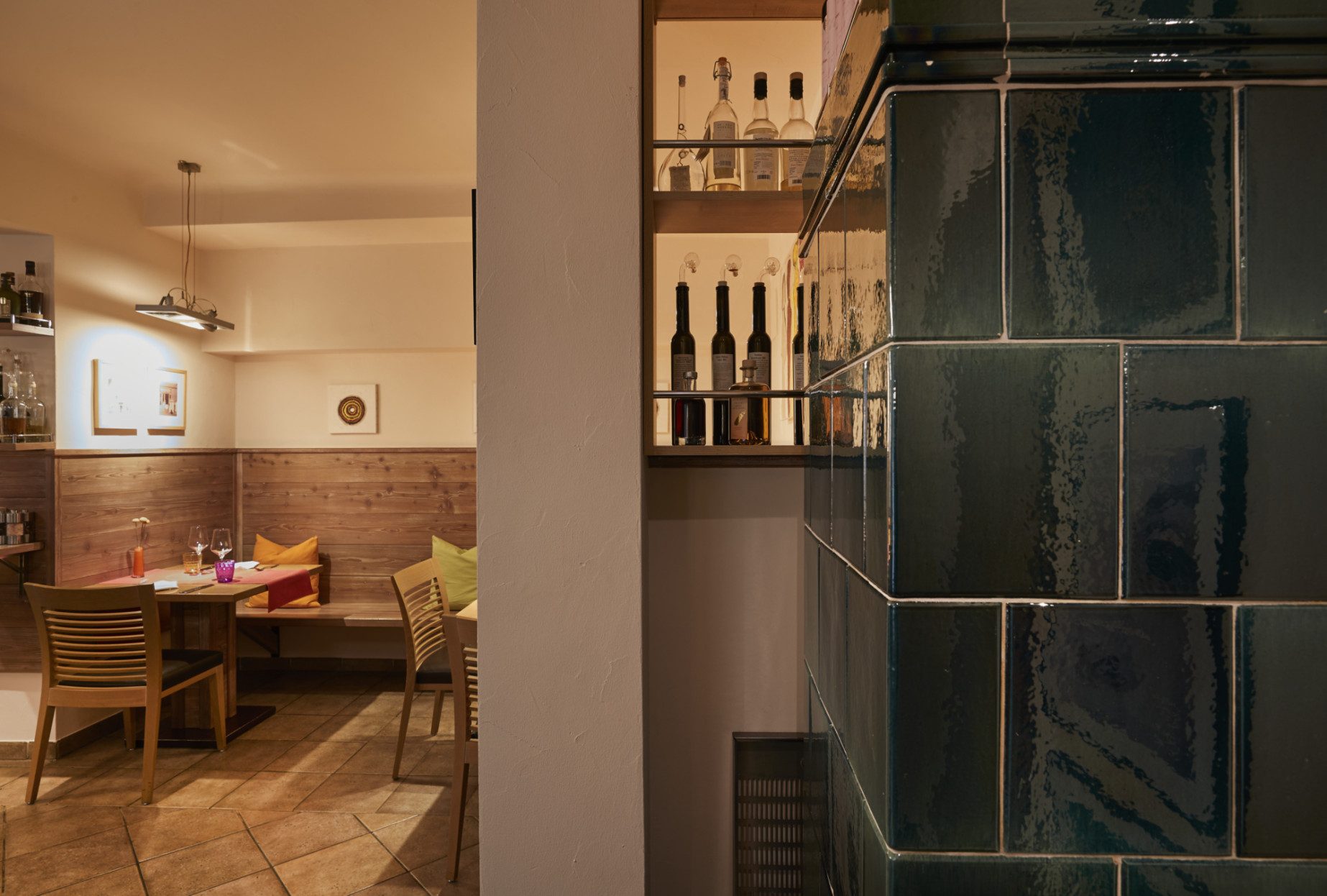 Extra gemütliche Stube mit Kachelofen