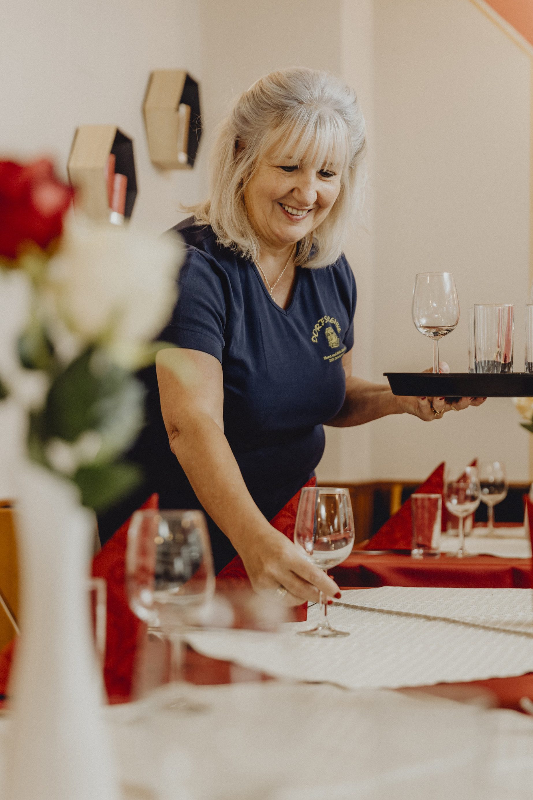 Wirtin Erika Bischof