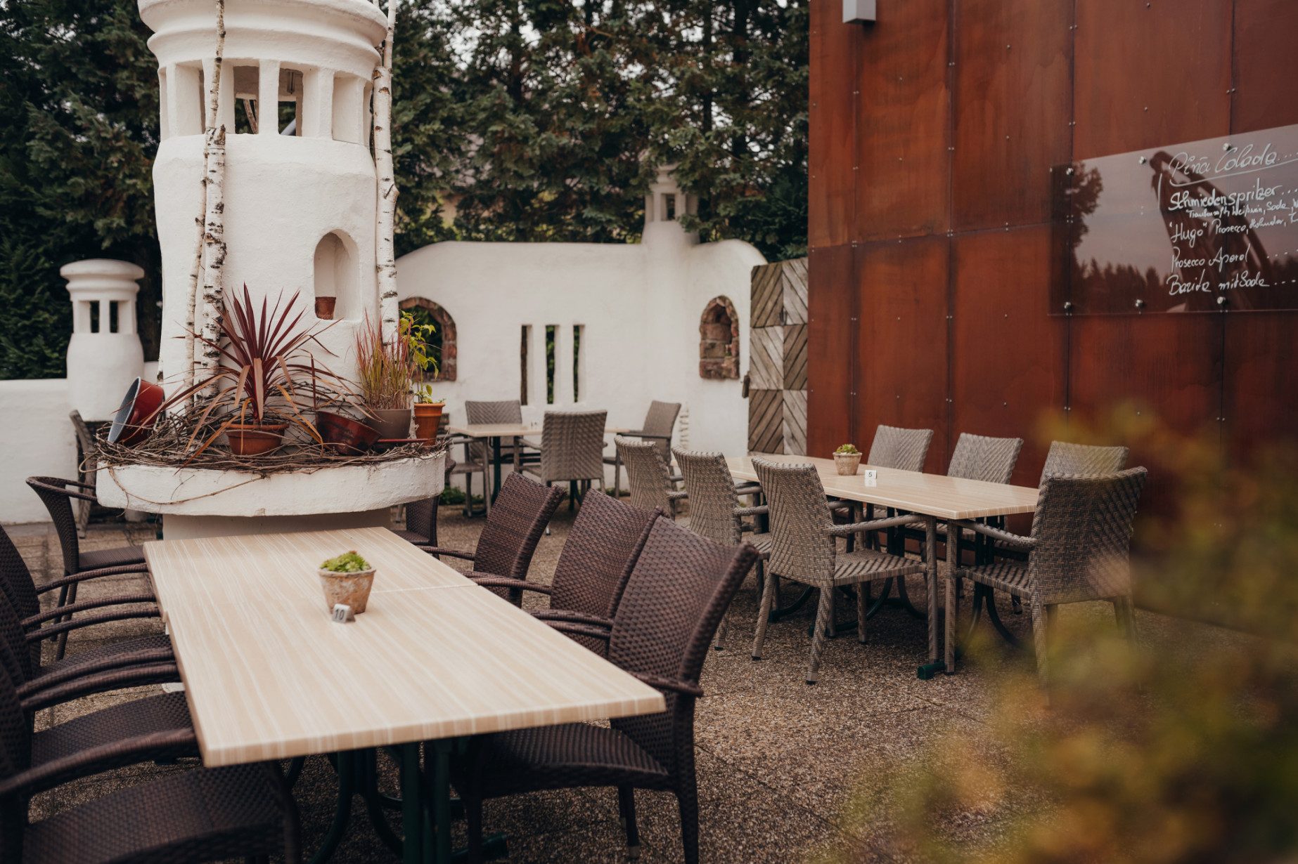 Stimmiger Gastgarten