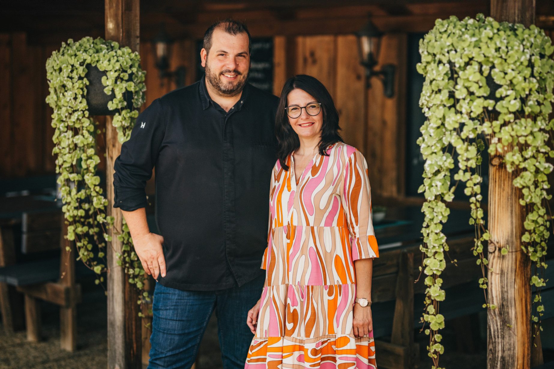 Wirtsleute Matthias und Petra Ambrozy