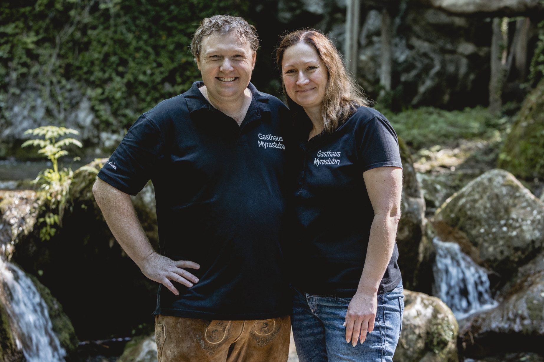 Wirtsleute Katrin und David Klauser