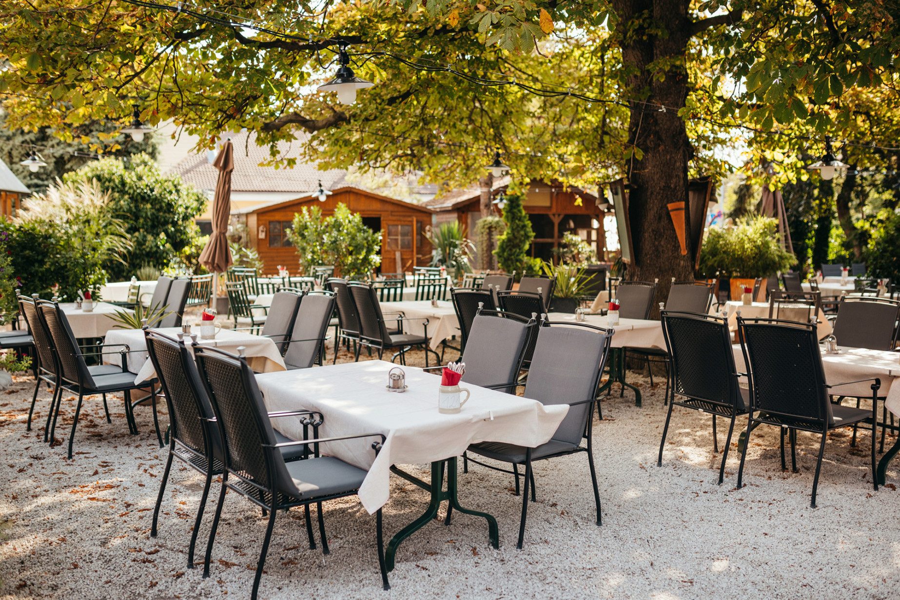 Romantischer Gastgarten