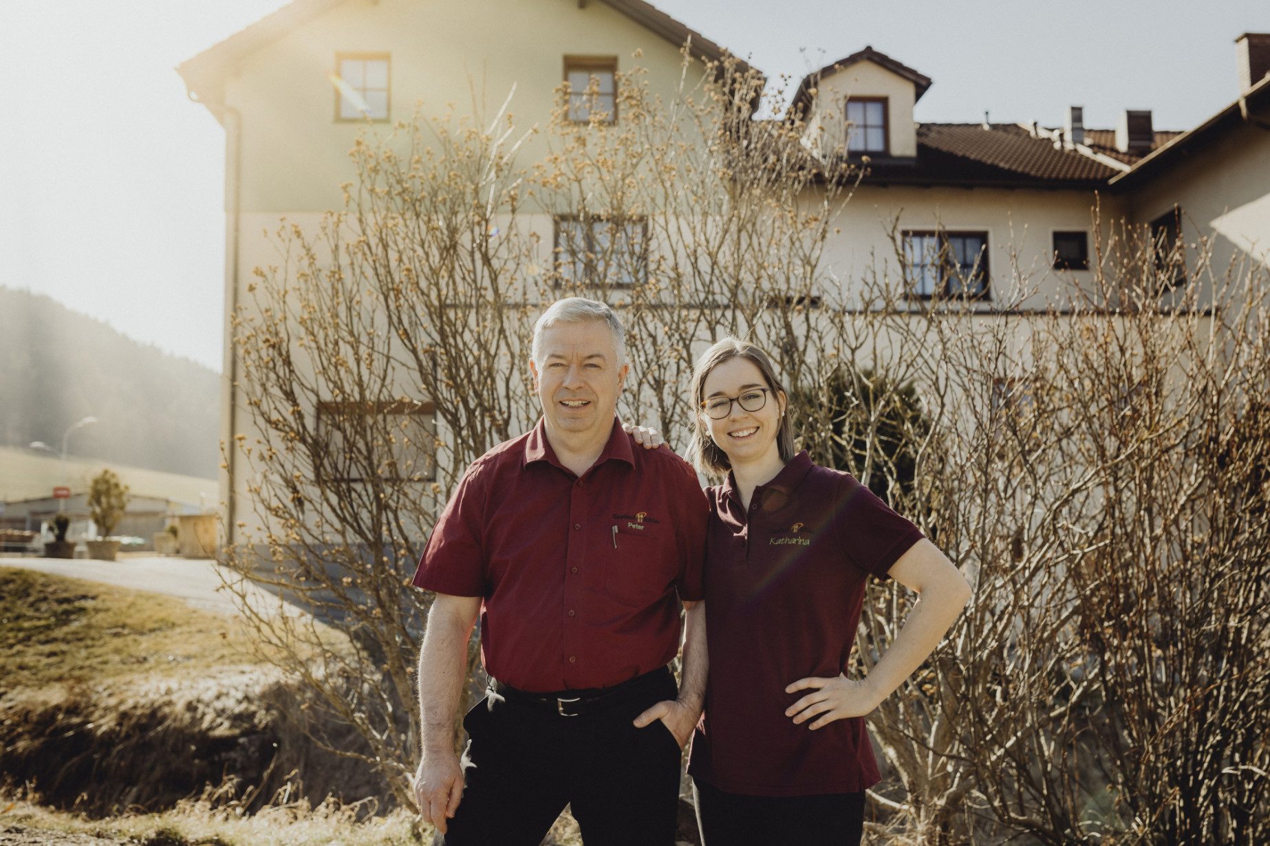 Im Service: Katharina Schwarz & Peter Pichler