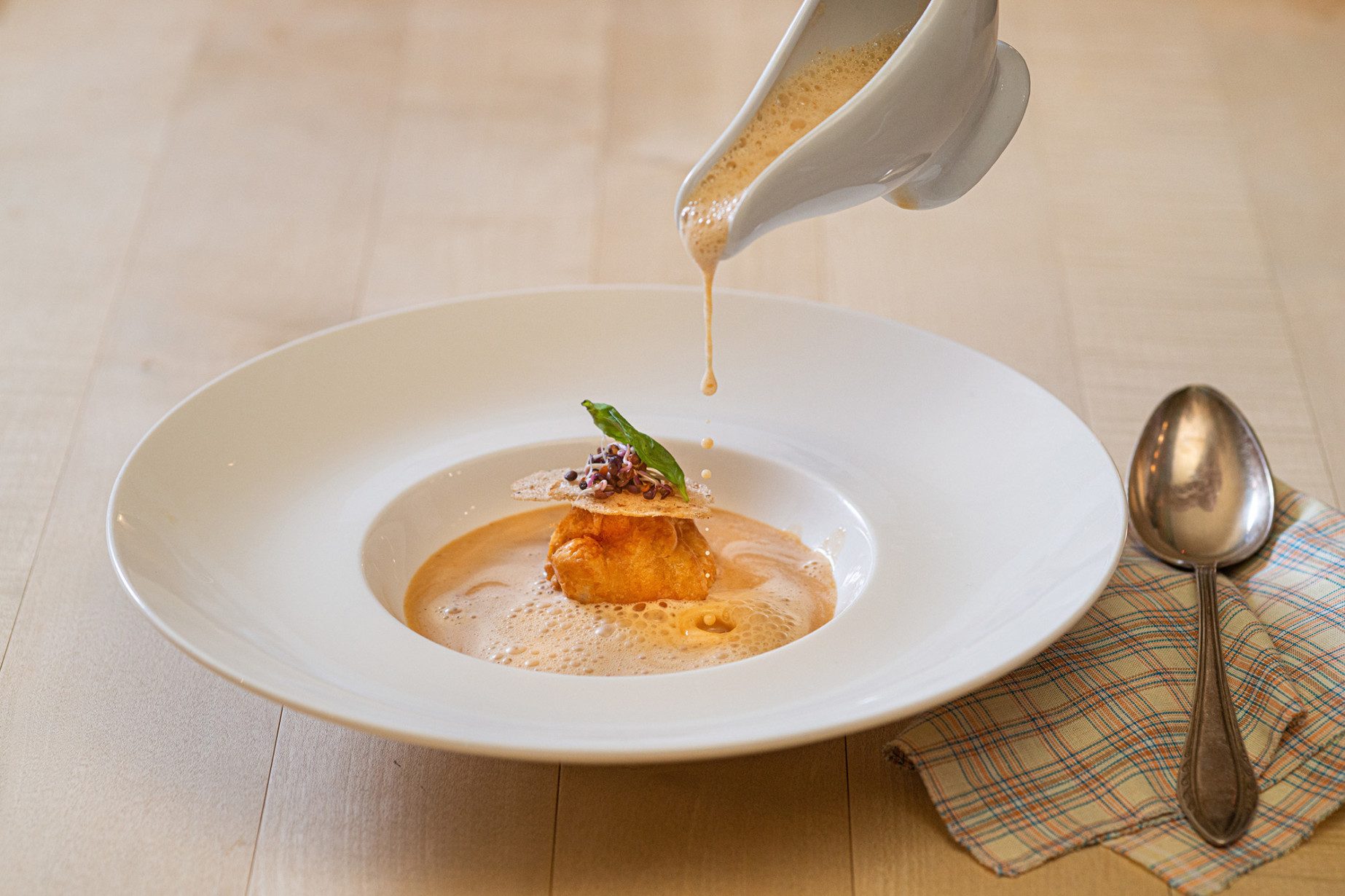 Zur traditionellen Mostviertler Küche zählt die Krebssuppe