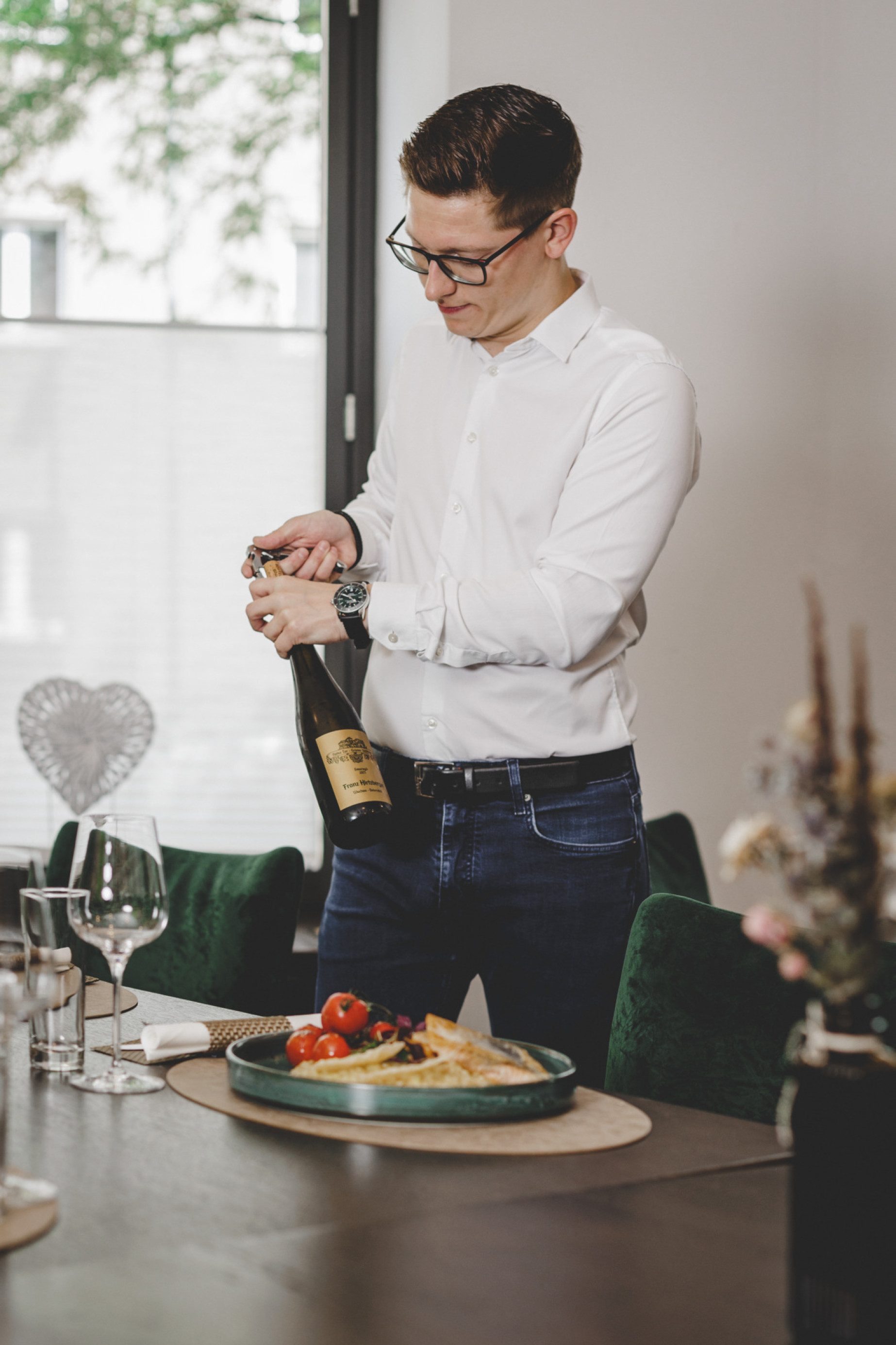 Andreas Graf leitet mit Zeitgeist und Weitblick das familiäre Restaurant