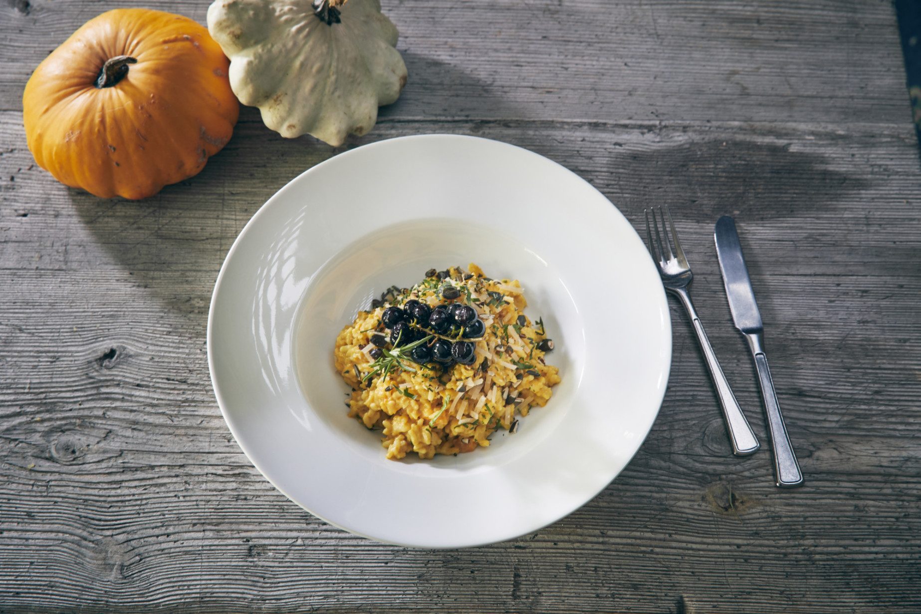 Kürbisrisotto