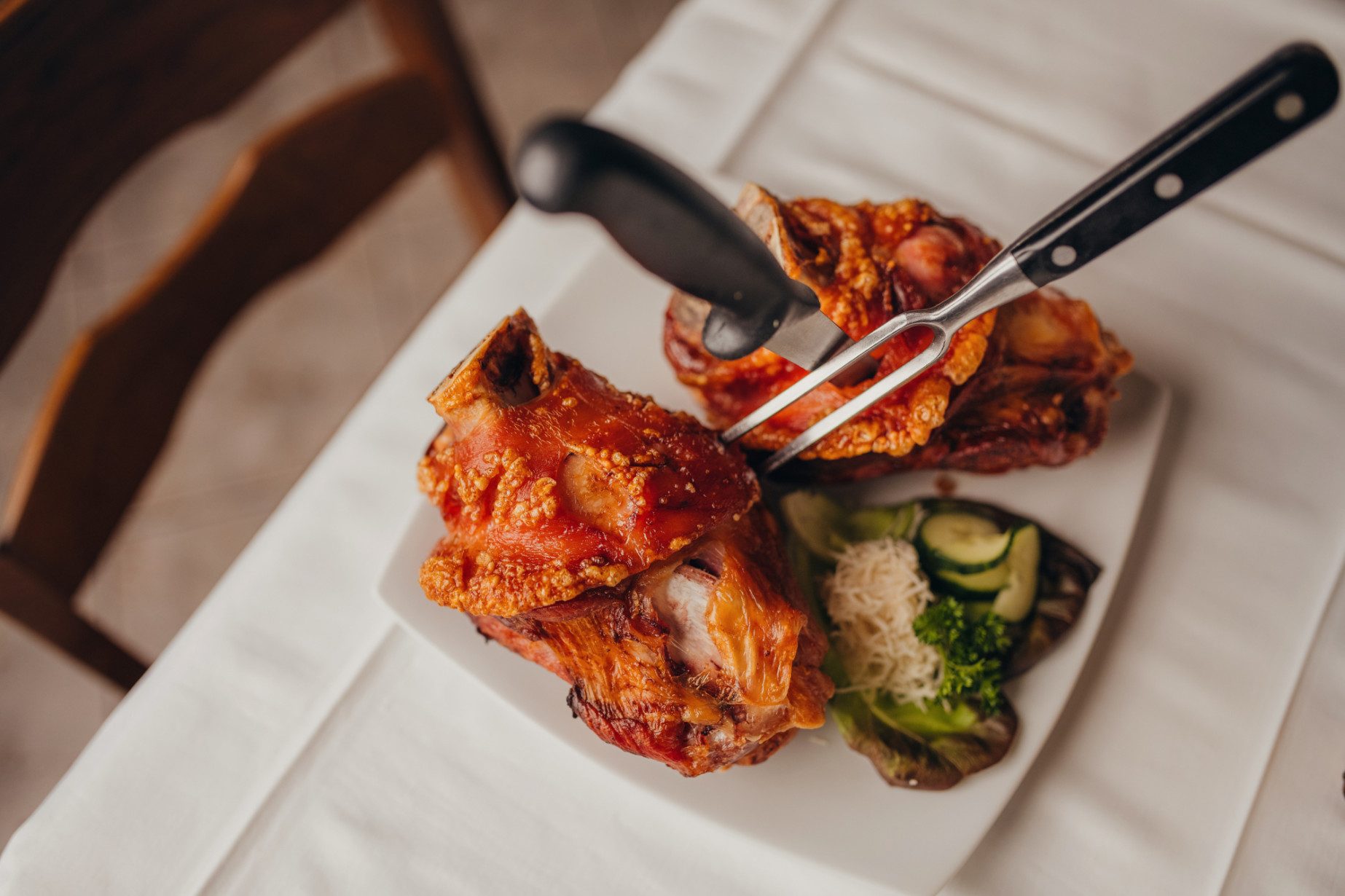 Ebenfalls beliebt: Die Schweinsstelzen