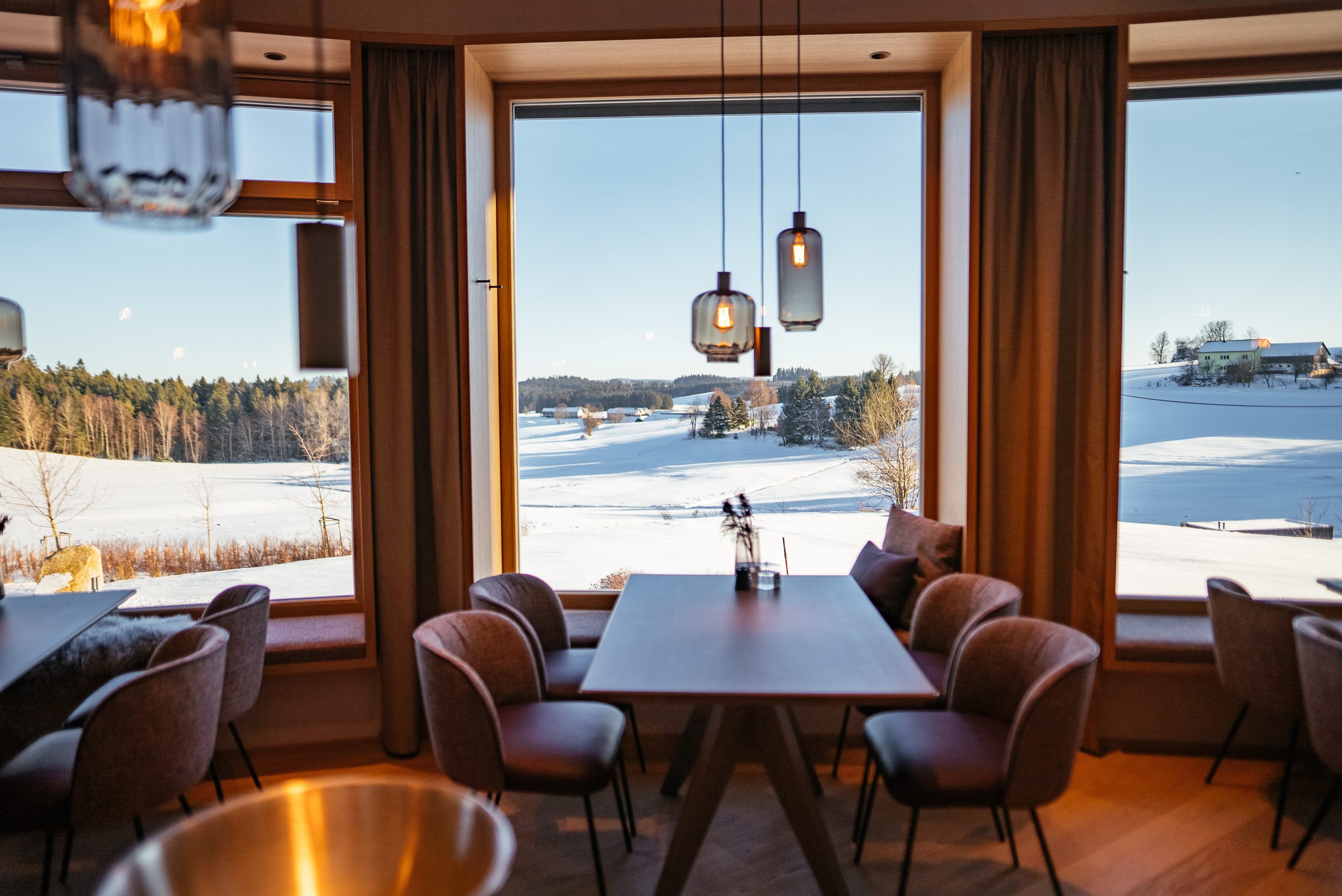 Modernes Restaurant mit Waldviertler Weitblick